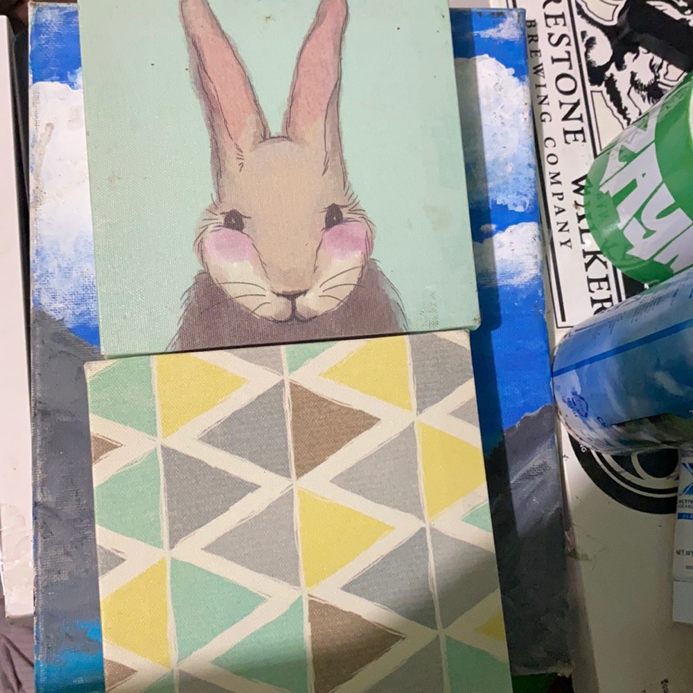 two small paintings